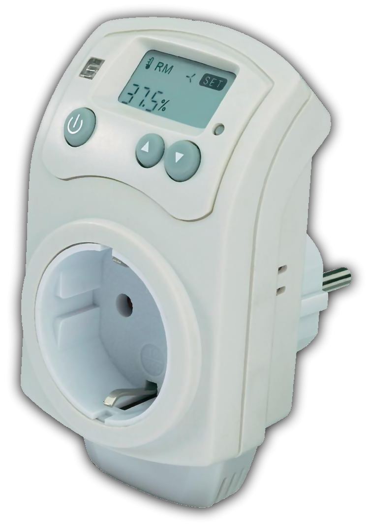 Hygrostat Stecksdose Steckdosenhygrostat Feuchteregler Hygrometer  Controller Temperaturregler Luftentfeuchter Luftbefeuchter (H25)